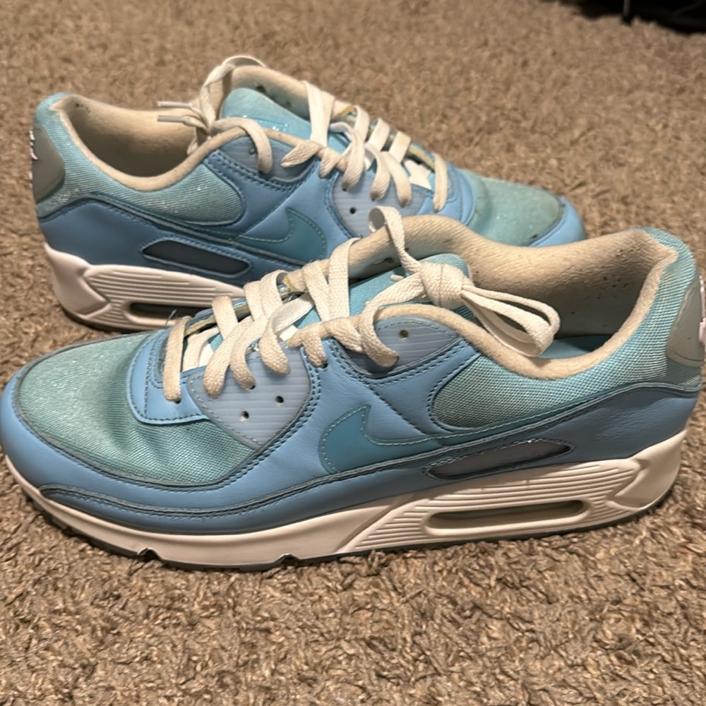 Nike Air Blue and White Sneakers -Men’s sz 11 - Picture 4 of 7